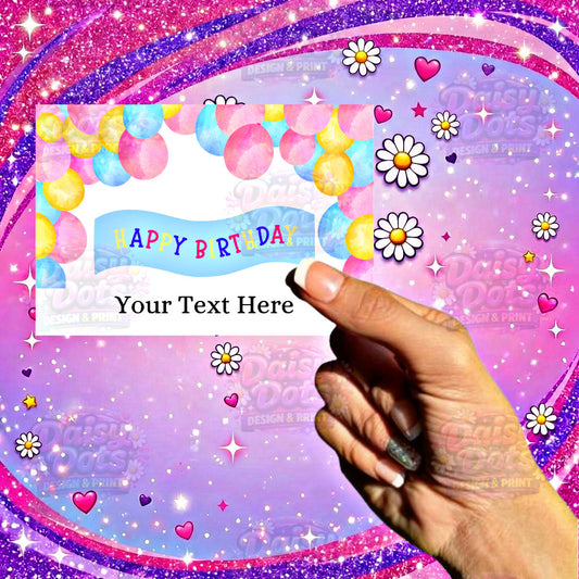 Birthday Collection HB Box Labels