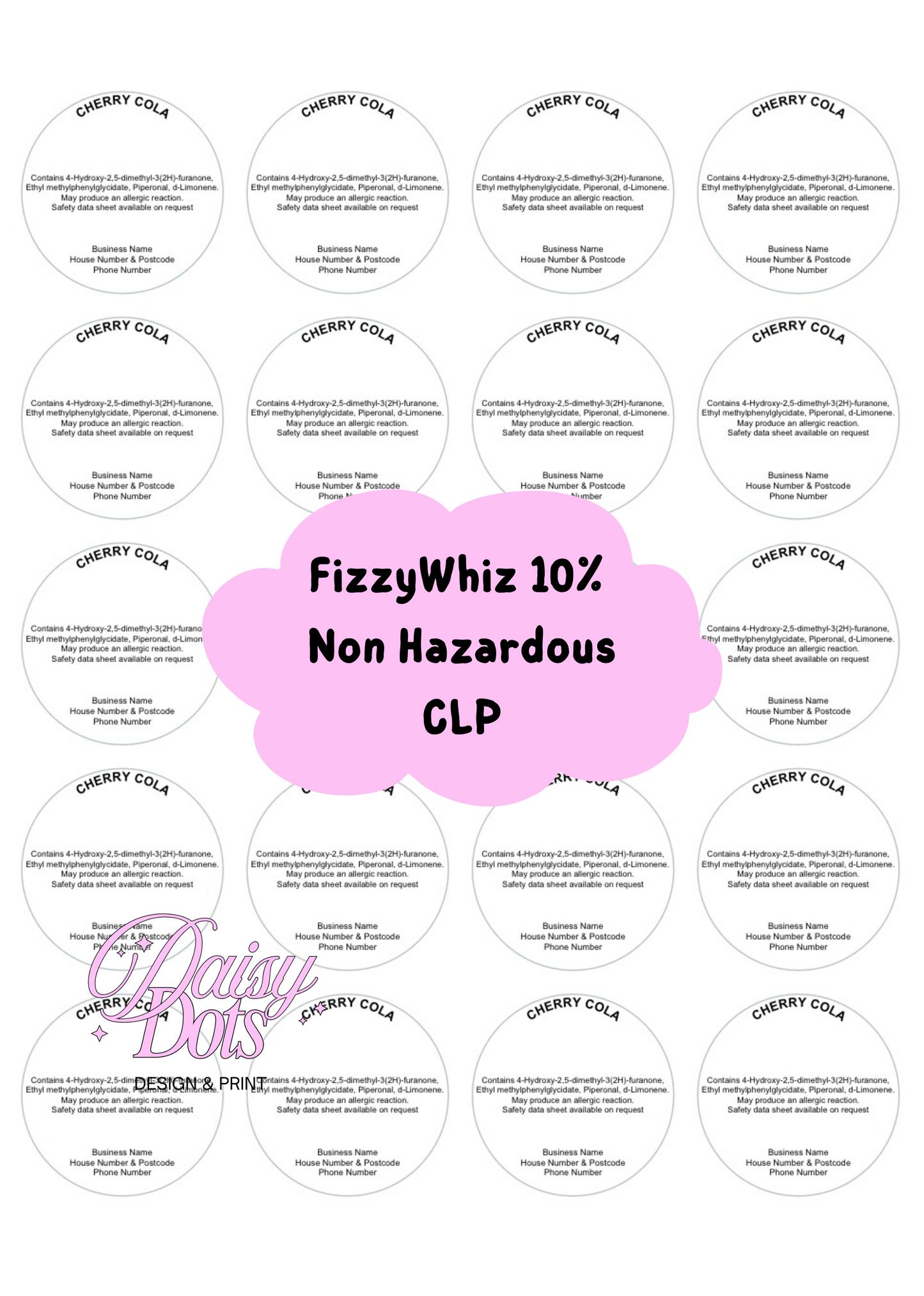 FizzyWhiz CLP 10% NON HAZARDOUS