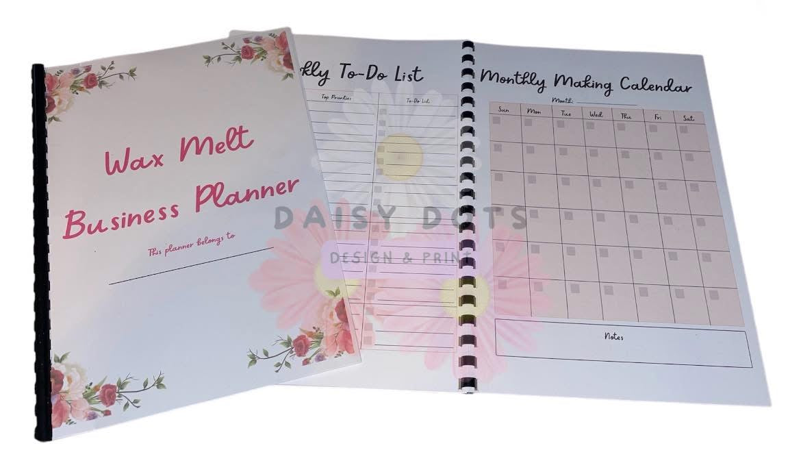 Wax Melt Business Planner