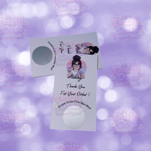 Basic Logo - Scratch Cards