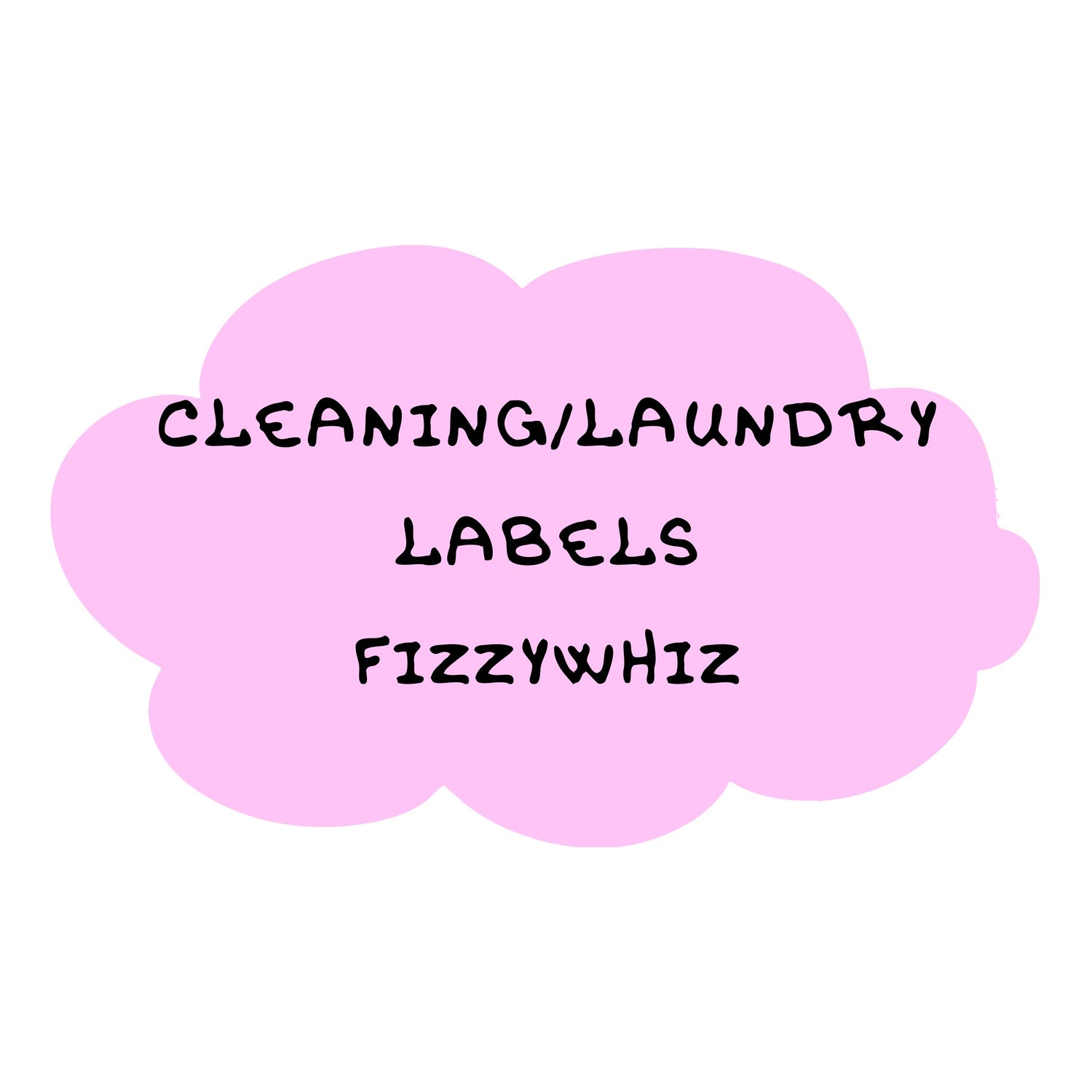 CLEANING/LAUNDRY LABELS - FIZZYWHIZ