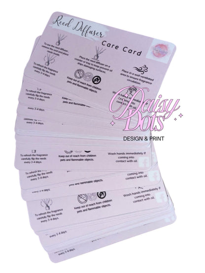 Wax Melts & Home Fragrance Care Cards