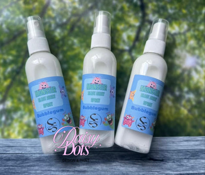 Monster Blast Away Spray Wraparound Labels