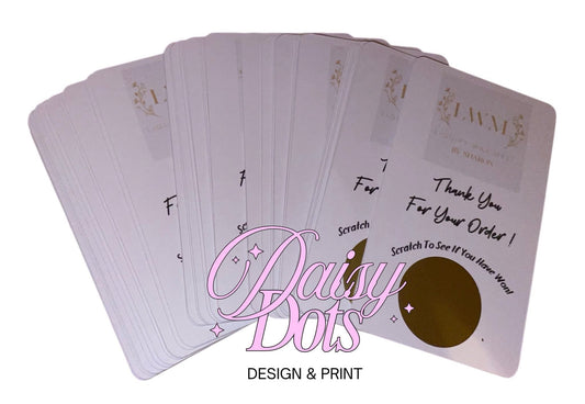 Basic Logo - Scratch Cards