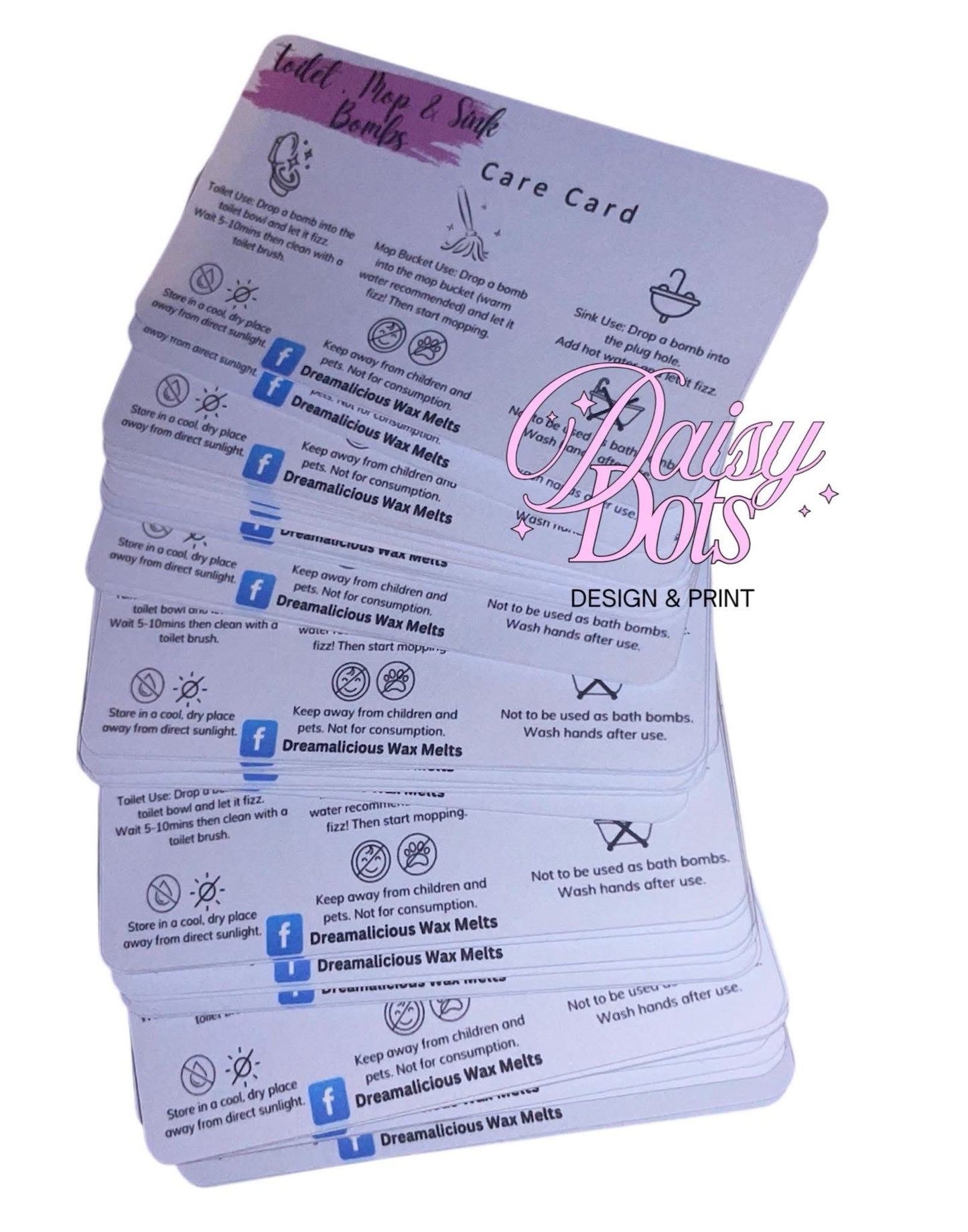 Wax Melts & Home Fragrance Care Cards