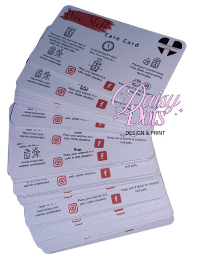 Wax Melts & Home Fragrance Care Cards