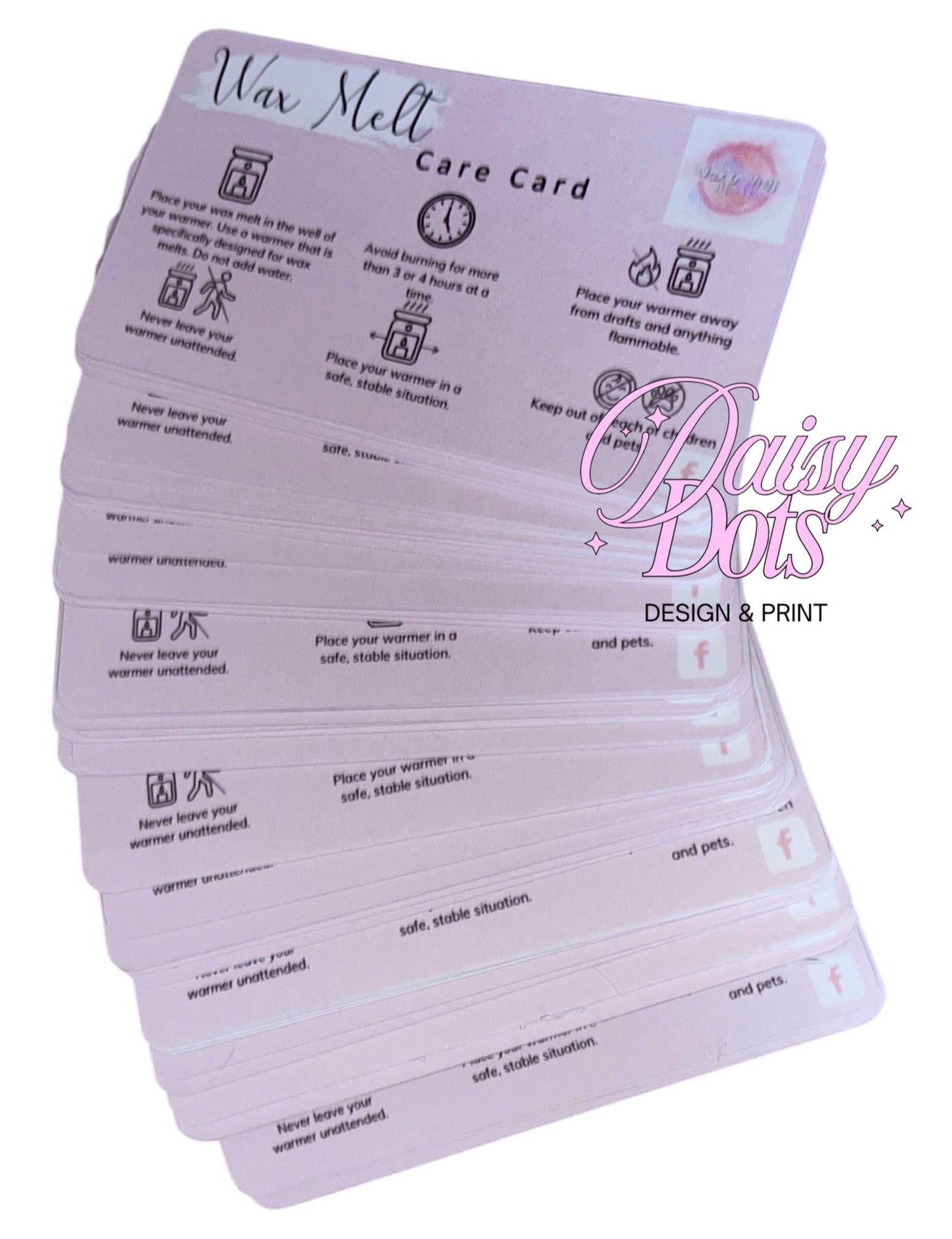 Wax Melts & Home Fragrance Care Cards