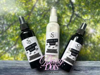 Spiders Away Spray Wraparound Labels