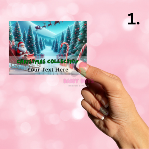 Christmas Collection HB Box Labels