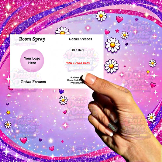 Basic Logo - Room Spray Wraparound Labels