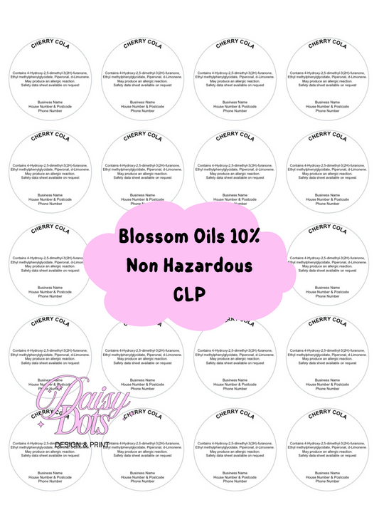 Blossom Oils CLP 10% NON HAZARDOUS