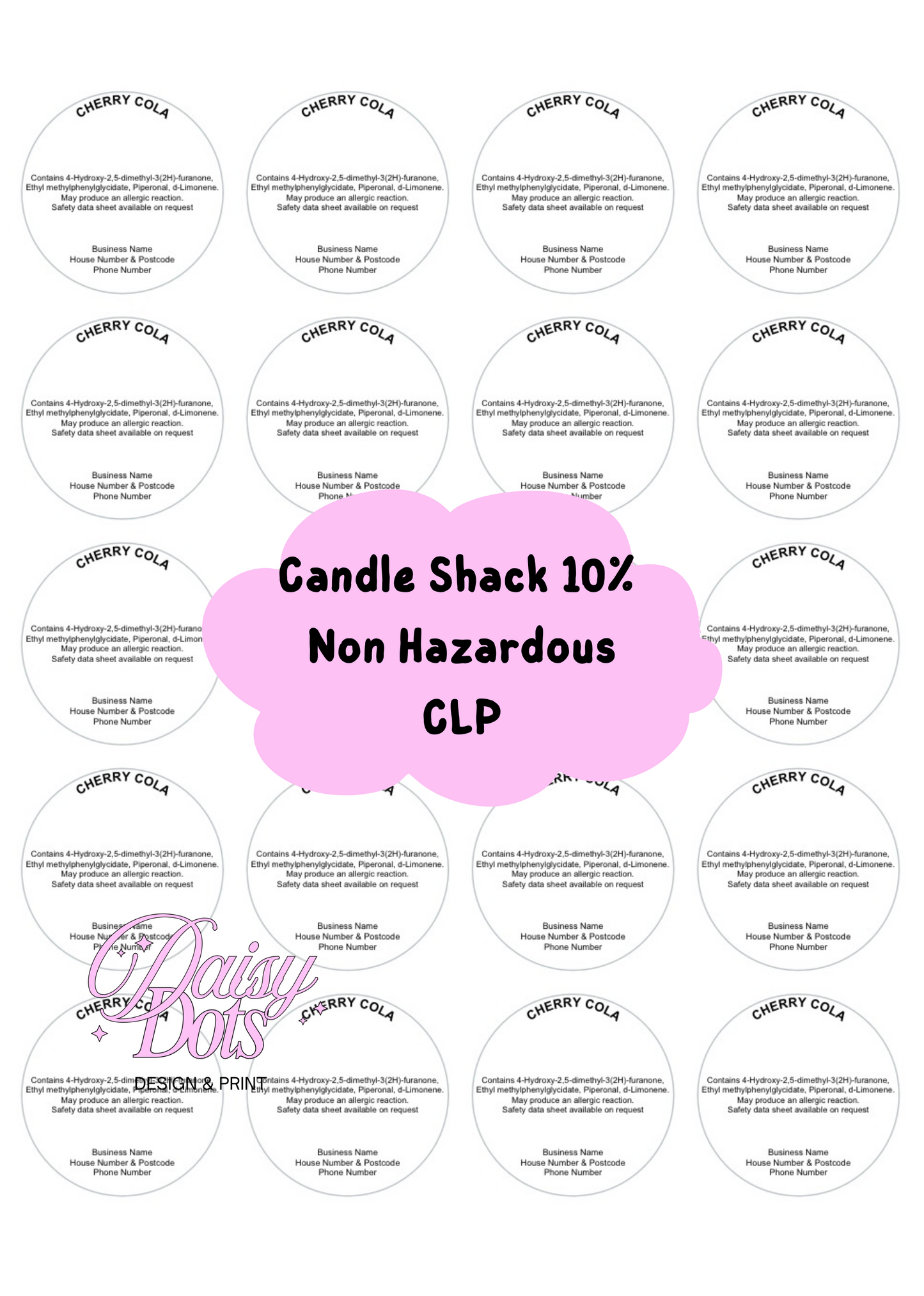Candle Shack CLP 10% NON HAZARDOUS