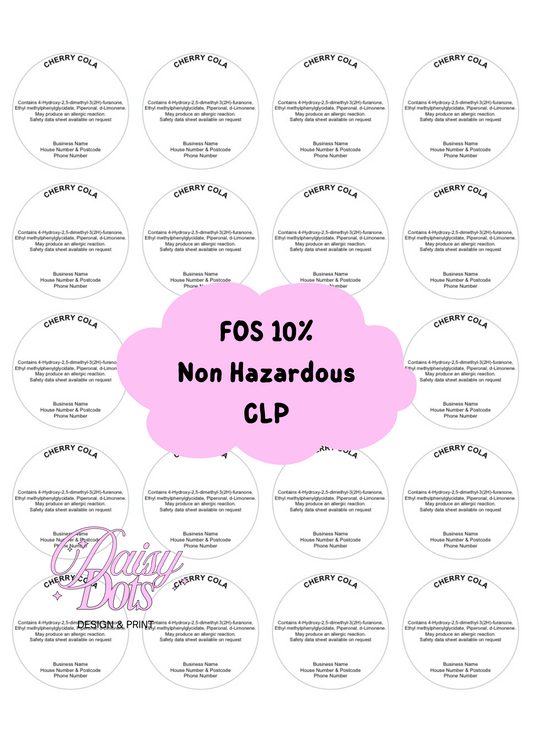 Fragrance Oil Studio CLP 10% NON HAZARDOUS