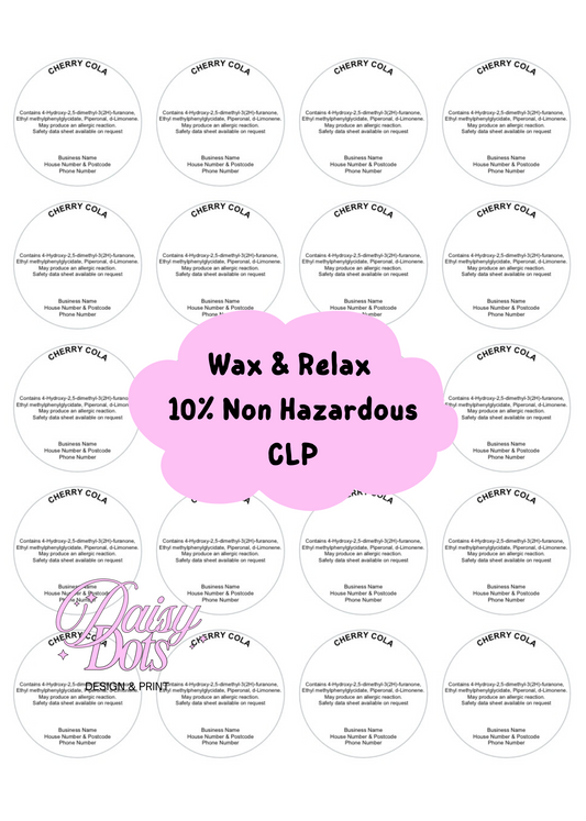 Wax & Relax CLP 10% NON HAZARDOUS