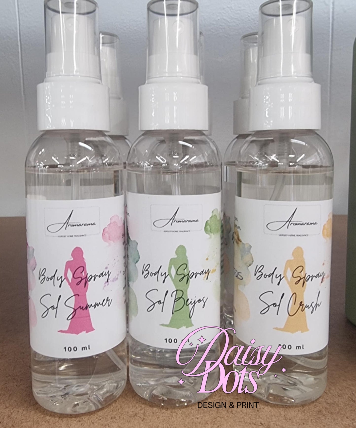 Body Spray (Non- Alcohol) Wraparound Labels - Fizzywhiz