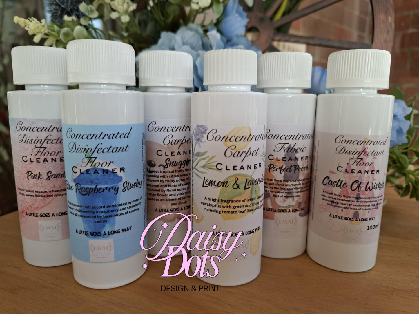 6 In 1 Cleaning Wraparound Labels - FizzyWhiz