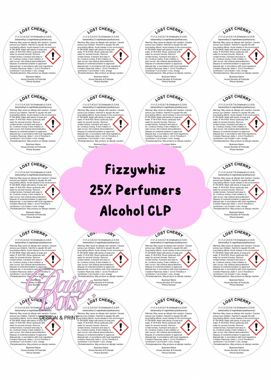 FizzyWhiz CLP - 25% PERFUMERS ALCOHOL