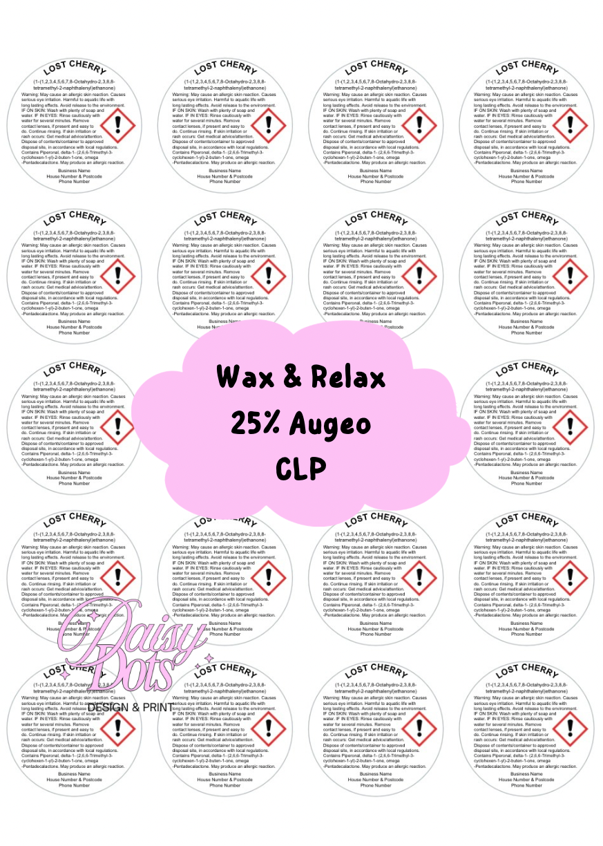 Wax & Relax CLP 25% AUGEO