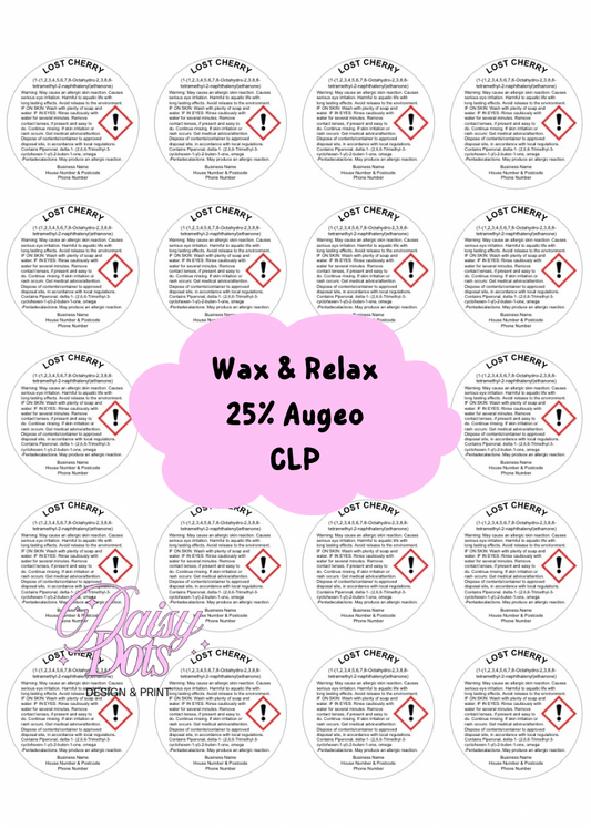 Wax & Relax CLP 25% AUGEO