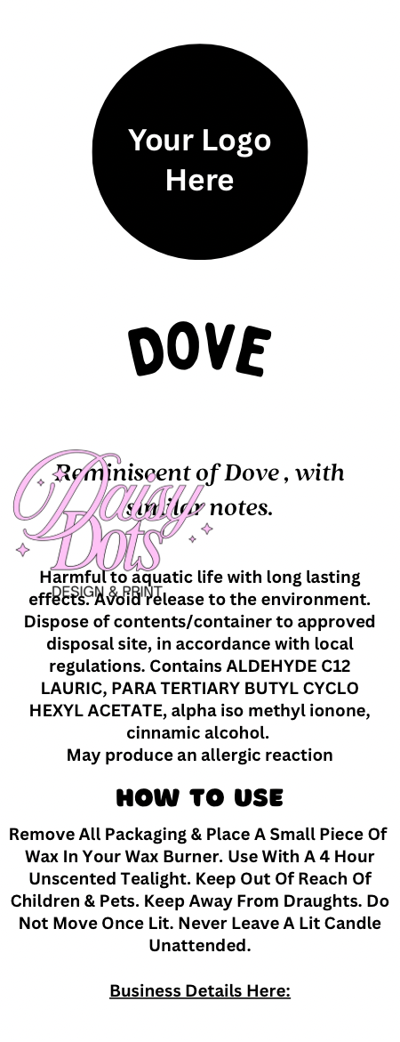 5/10 Section Snap Bar Clamshell - All In One Label