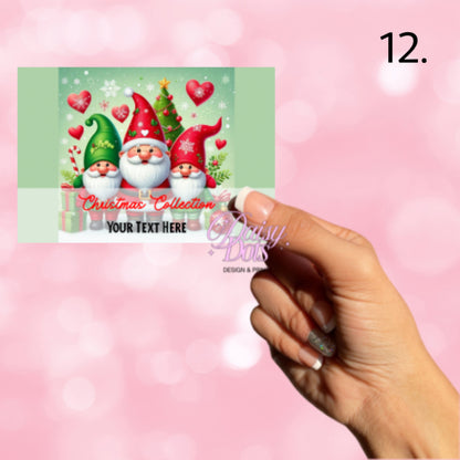 Christmas Collection HB Box Labels