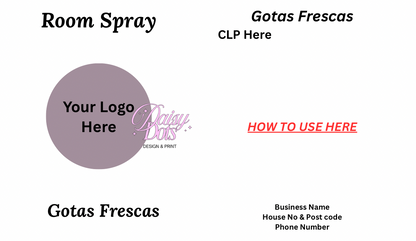 Basic Logo - Room Spray Wraparound Labels