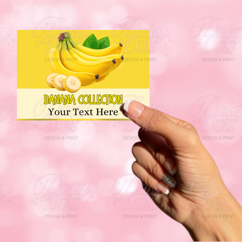 Banana Collection HB Box Label