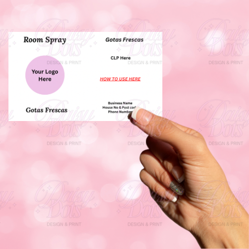 Basic Logo - Room Spray Wraparound Labels