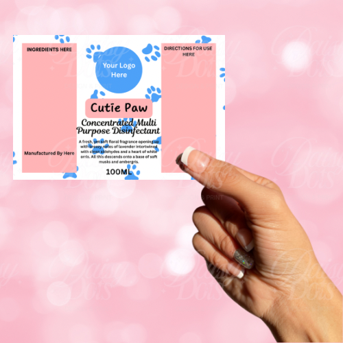 FIZZYWHIZ - Cleaning/Laundry Wraparound Labels