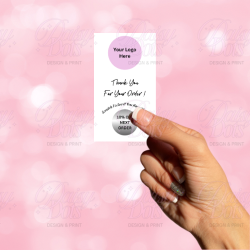 Basic Logo - Scratch Cards