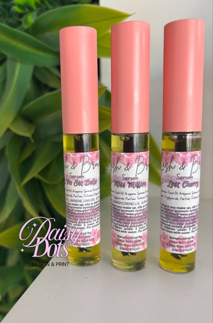 Lash & Brow Serum Wraparound Labels - Fizzywhiz