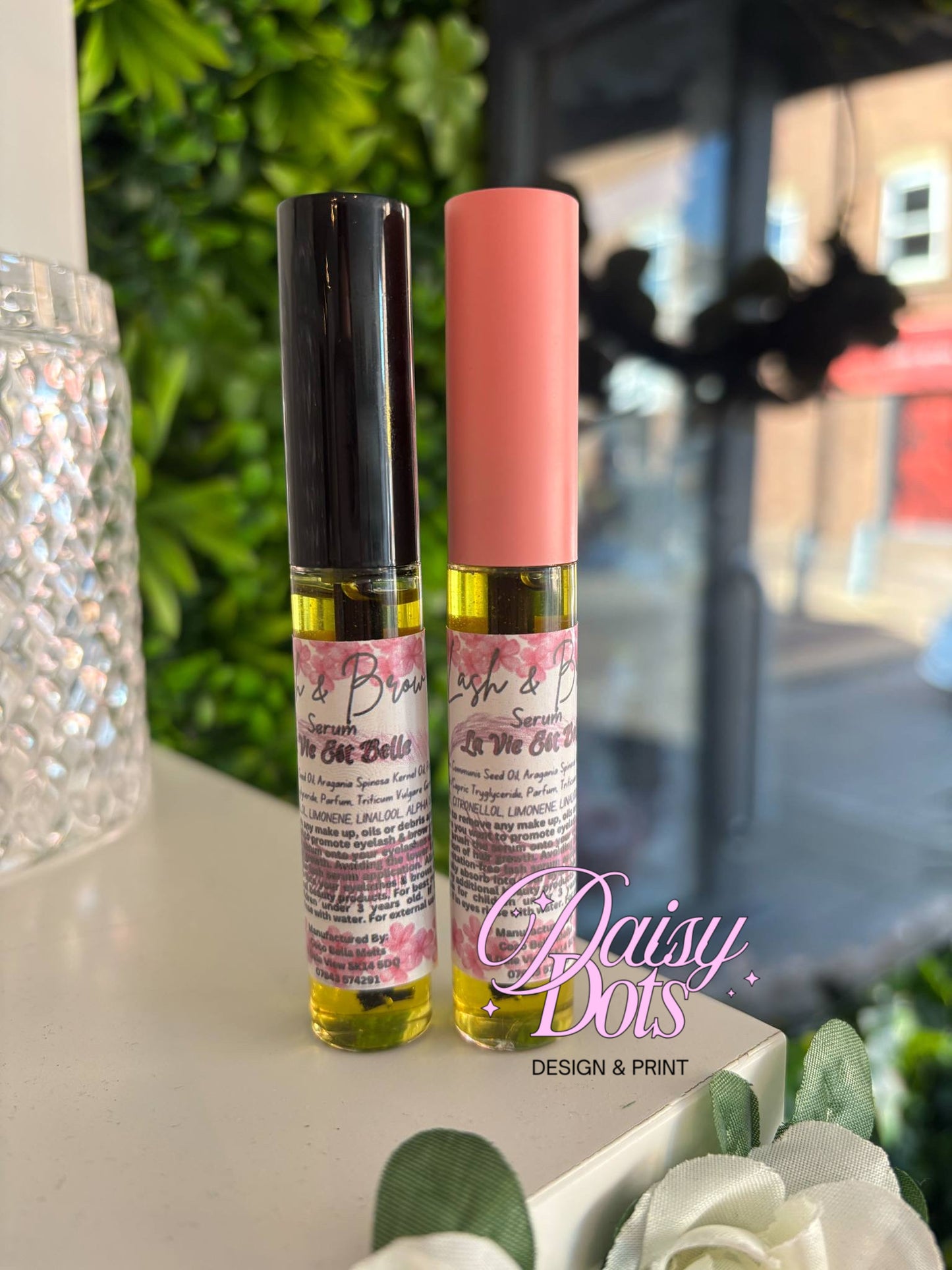 Lash & Brow Serum Wraparound Labels - Fizzywhiz