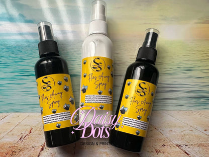 Flies Away Spray Wraparound Labels