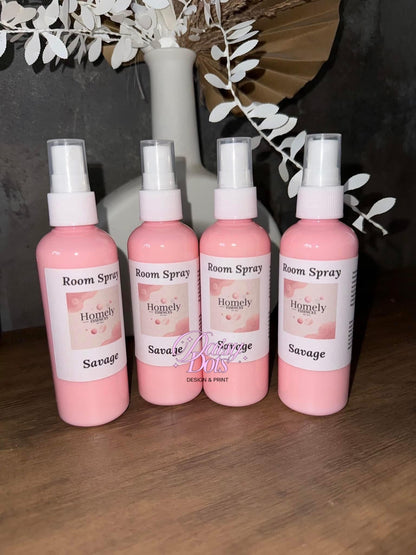 Basic Logo - Room Spray Wraparound Labels