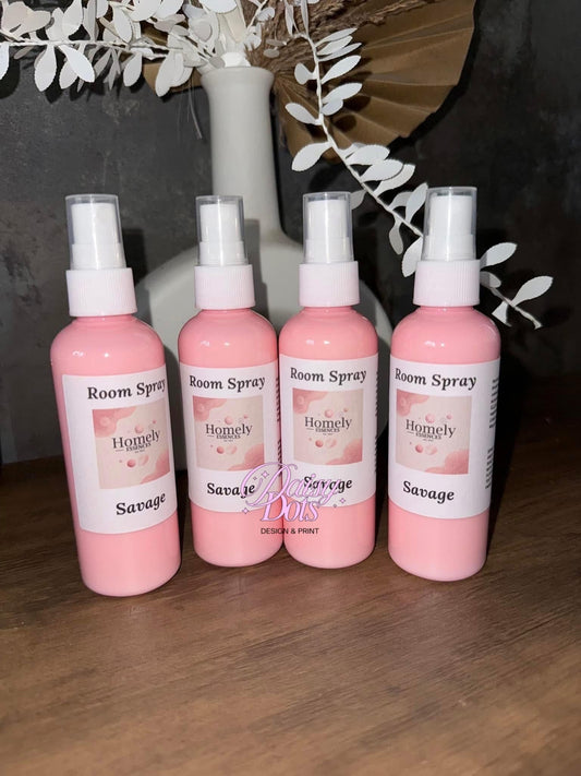 Basic Logo - Room Spray Wraparound Labels