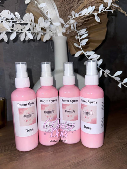 Basic Logo - Room Spray Wraparound Labels